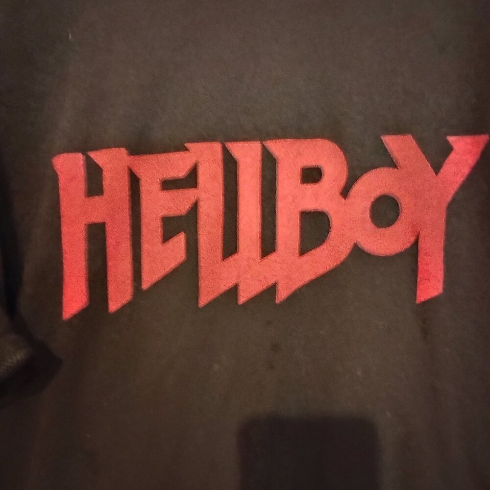 Men's Black XL Hellboy Movie Promo T-Shirt Lionsgate Films